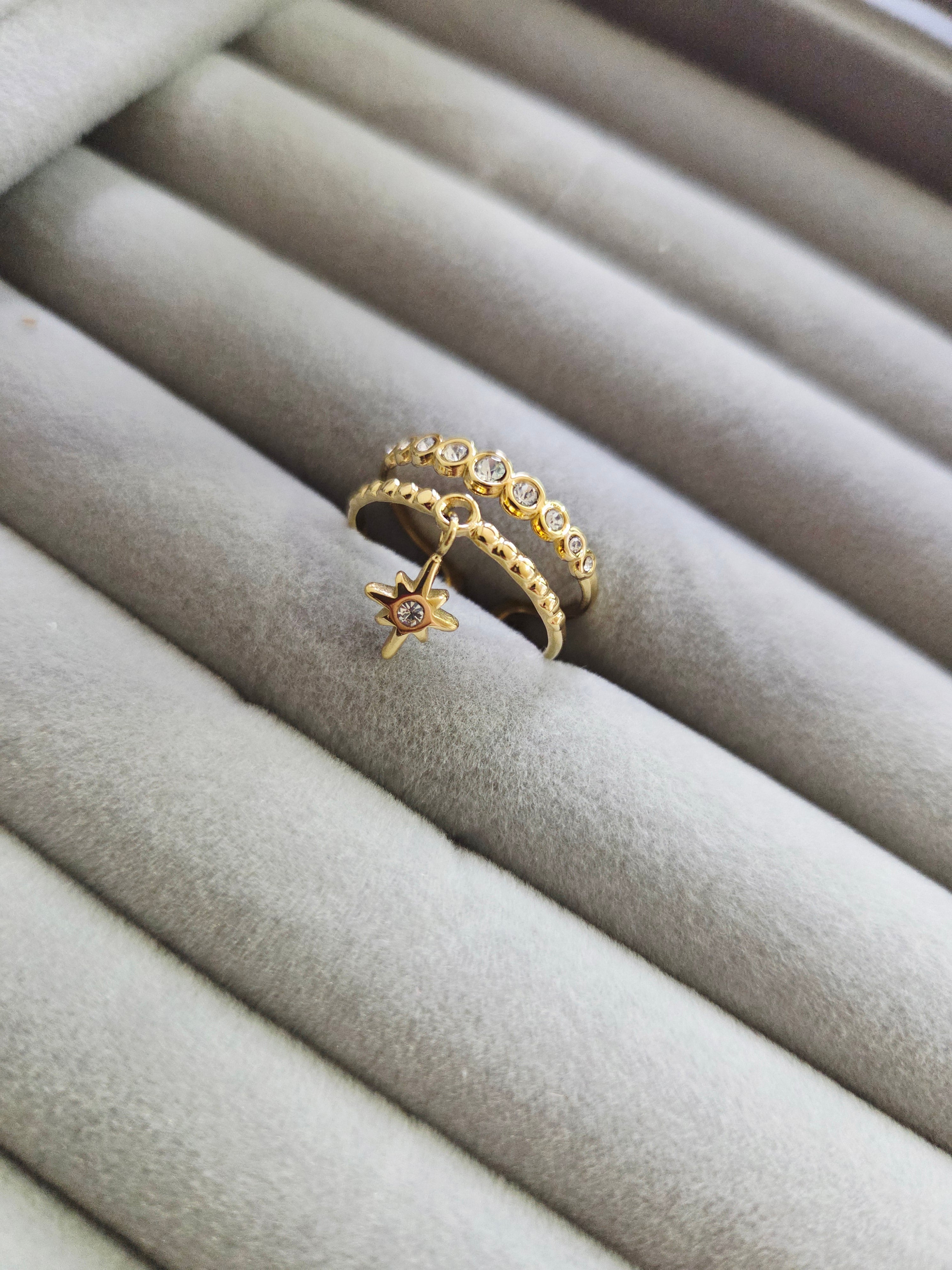 Bague étoile du nord Lyana