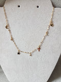 Collier Lilou Multicharms avec étoiles et lune