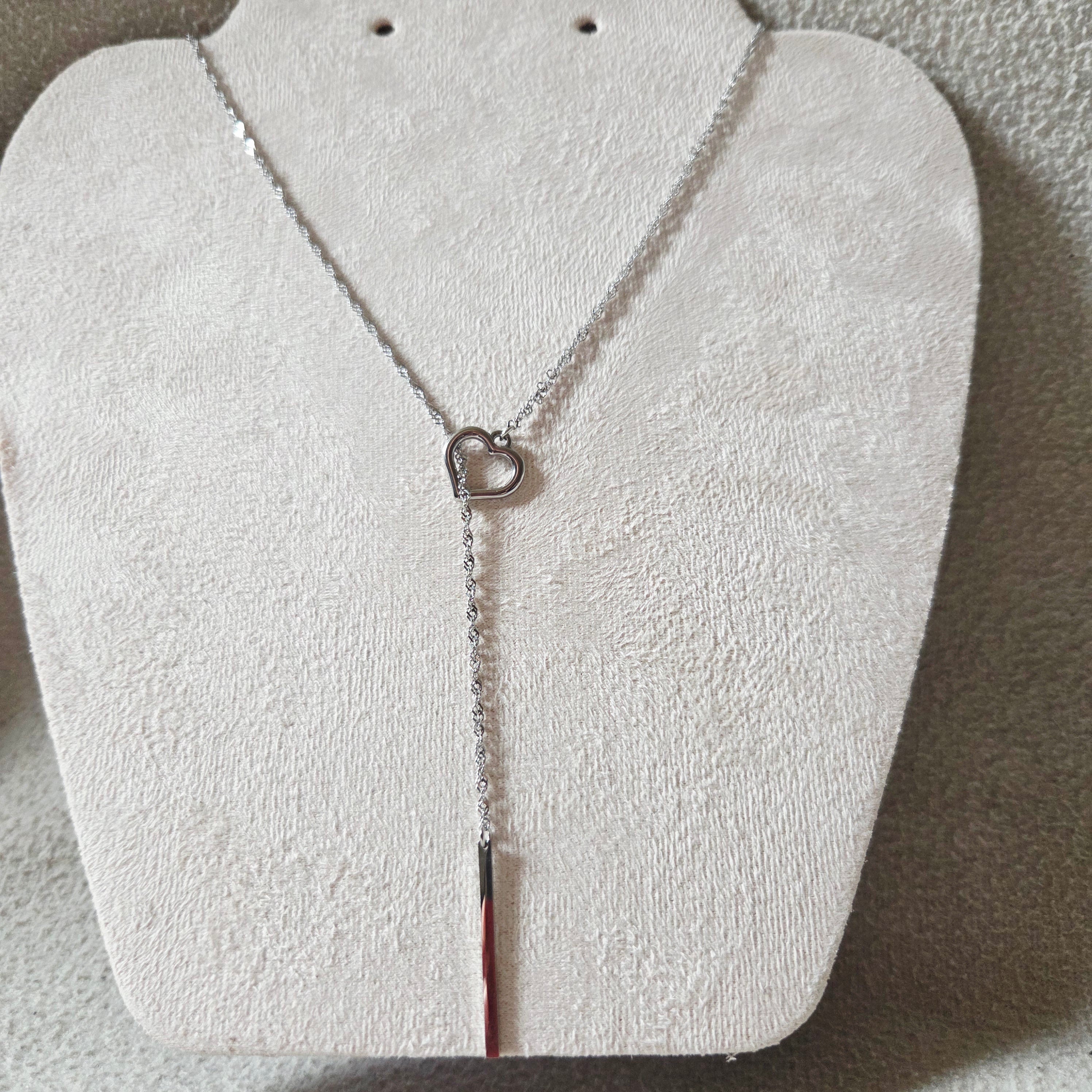 Collier Cœur Raffiné  Doré & Argenté Lovely