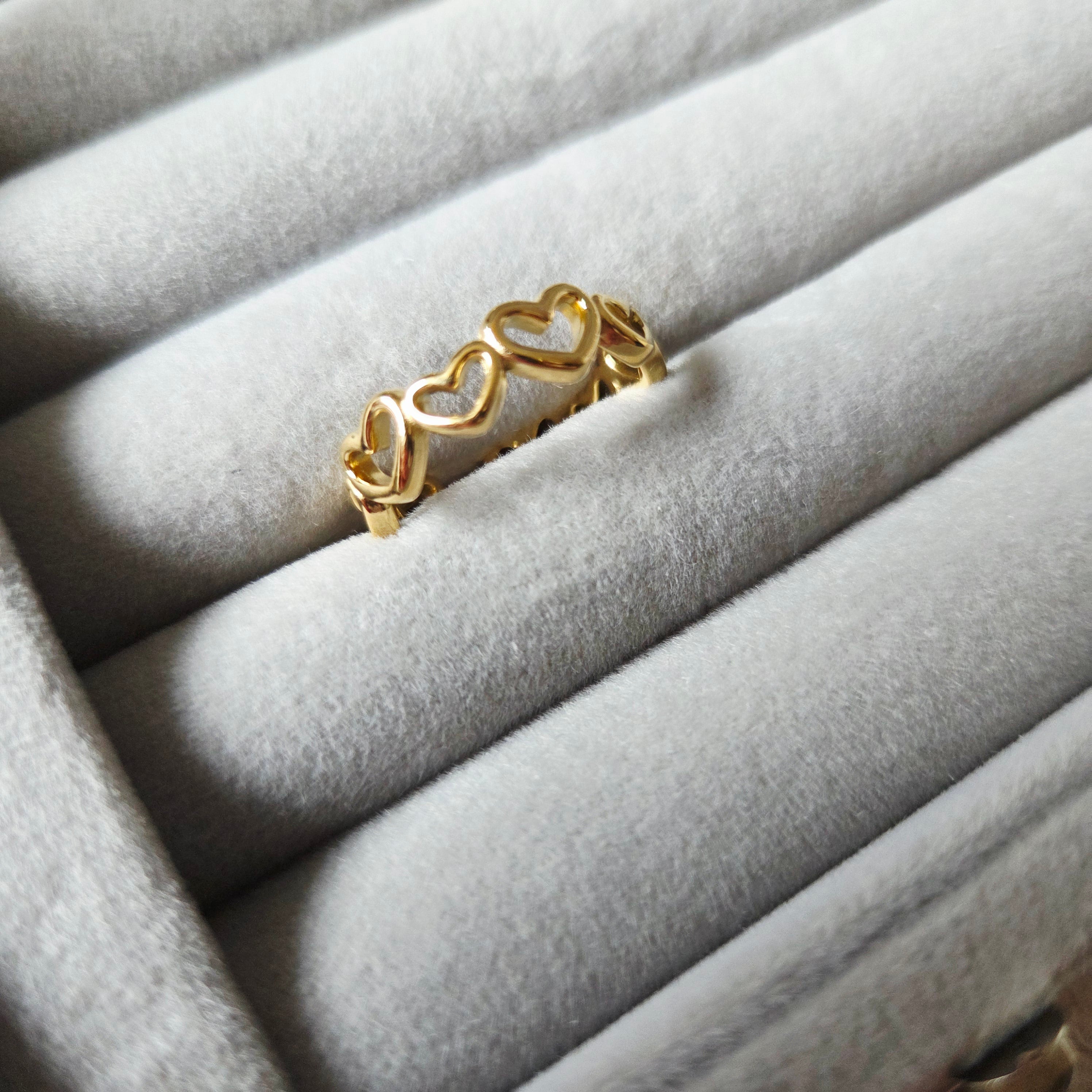 Bague cœur ajustable Shanna