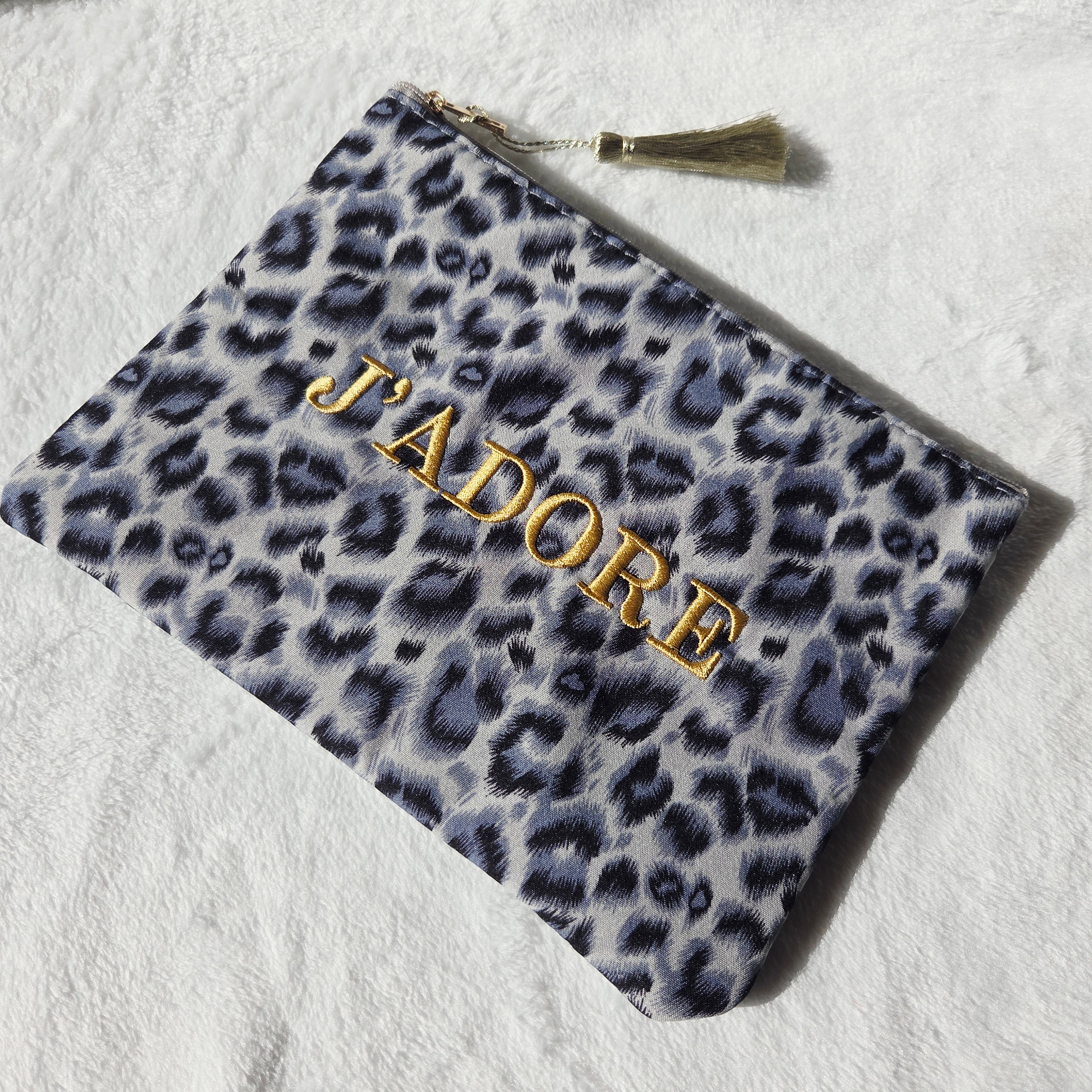 Trousse à maquillage léopard 20x15cm