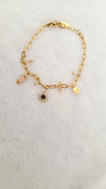 Bracelet breloques Rose