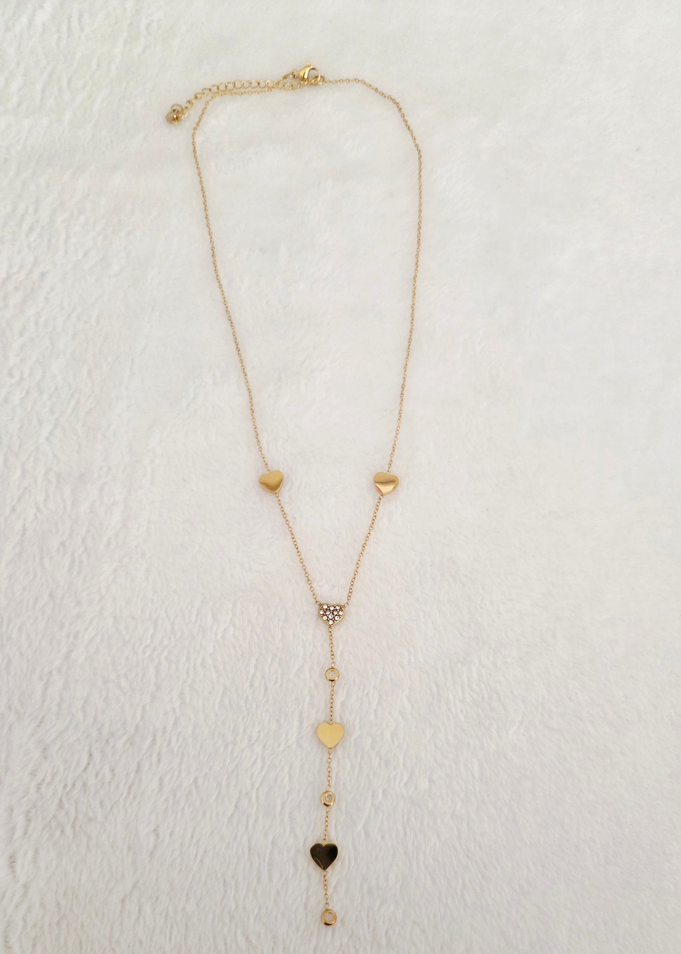 Collier Cœurs Pendentif  Alice –  DORÉ