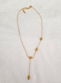 Collier Acier Inoxydable Doré Boucle Marine
