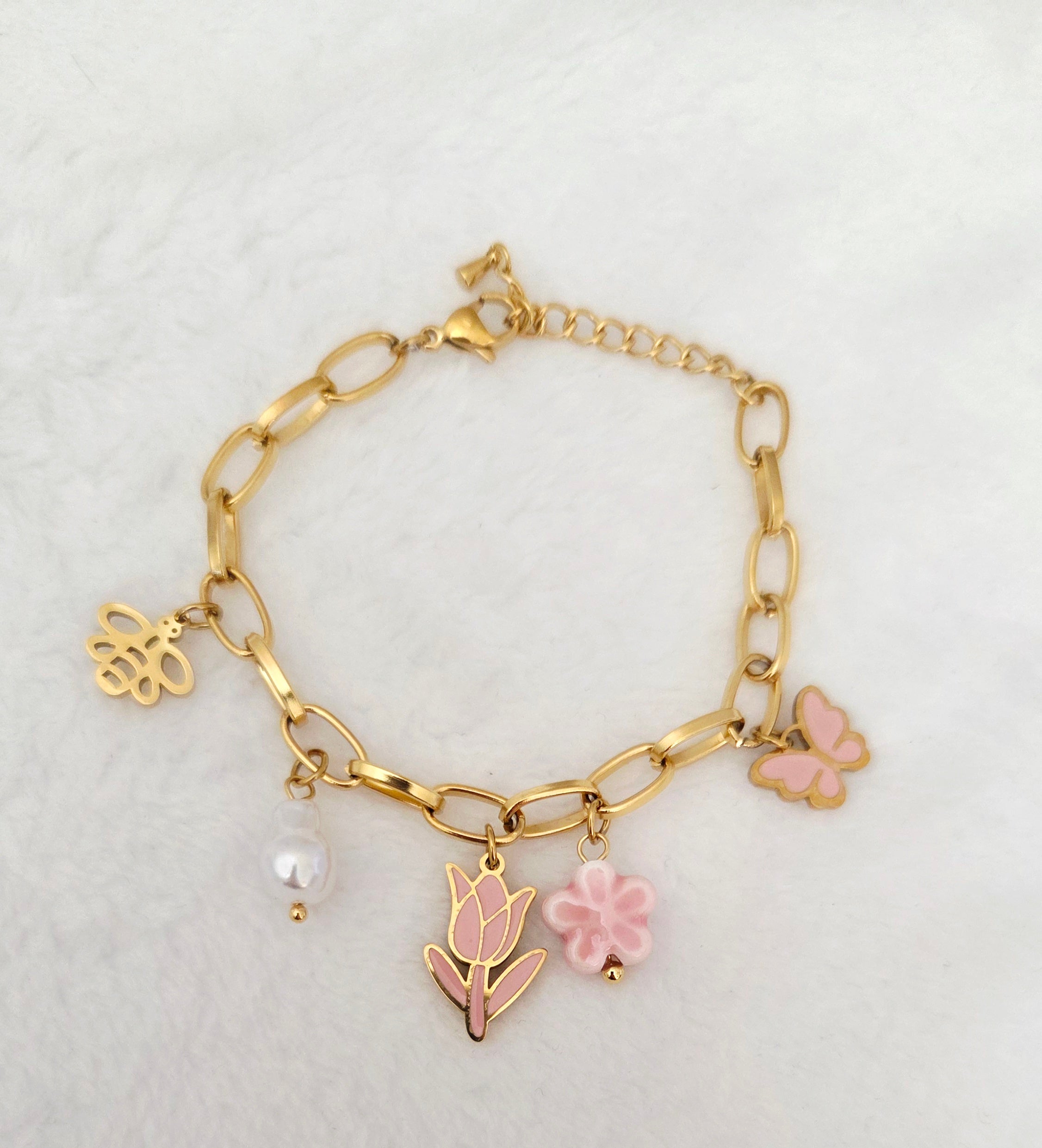 Bracelet “Rose Bonbon”