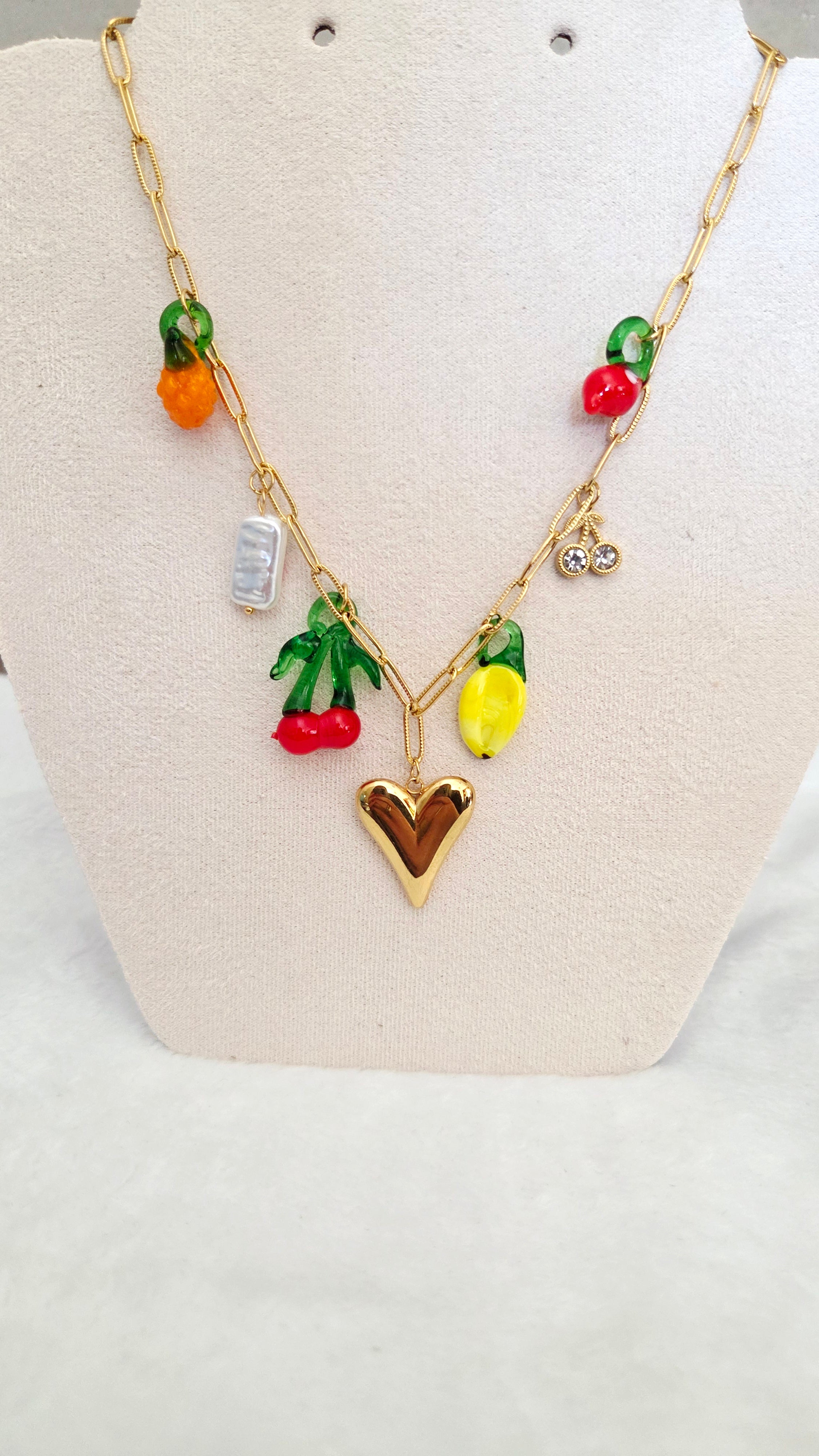 Collier Charm's Ludique Et Coloré