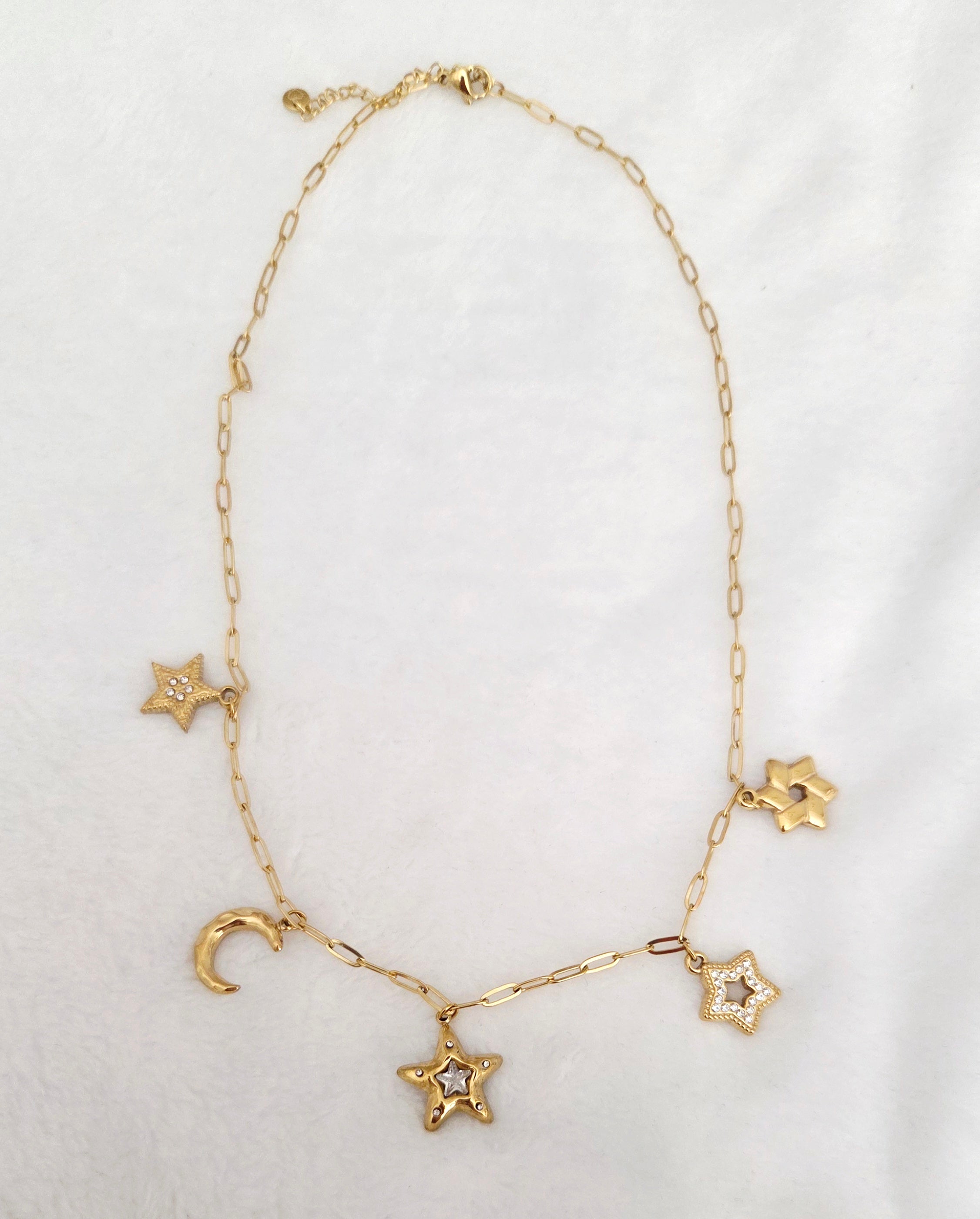 Collier Étoiles & Lune