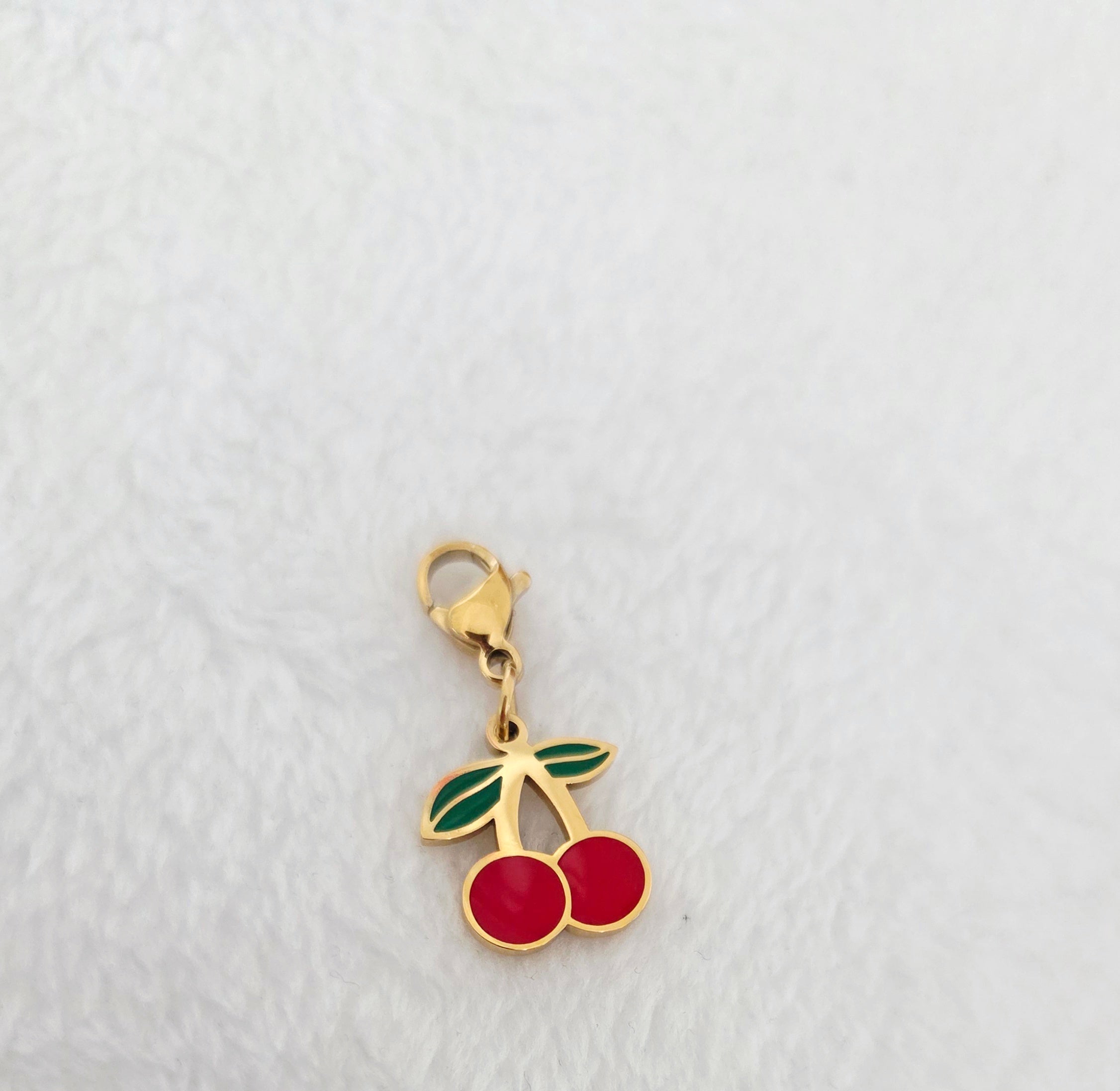 Charm breloque cerises
