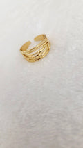 Bague Ajustable Design Géométrique