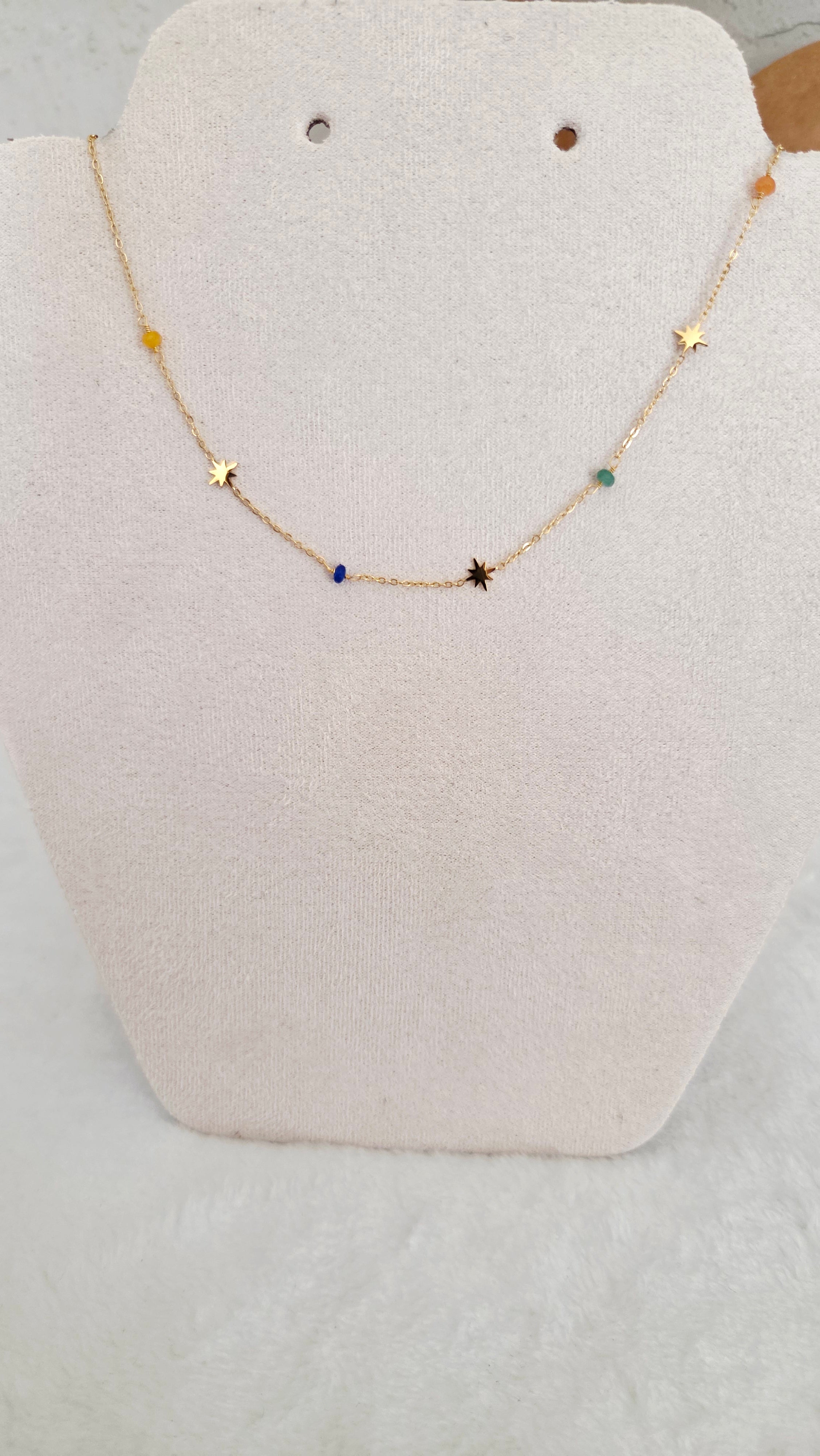 Collier Étoile Multicolore
