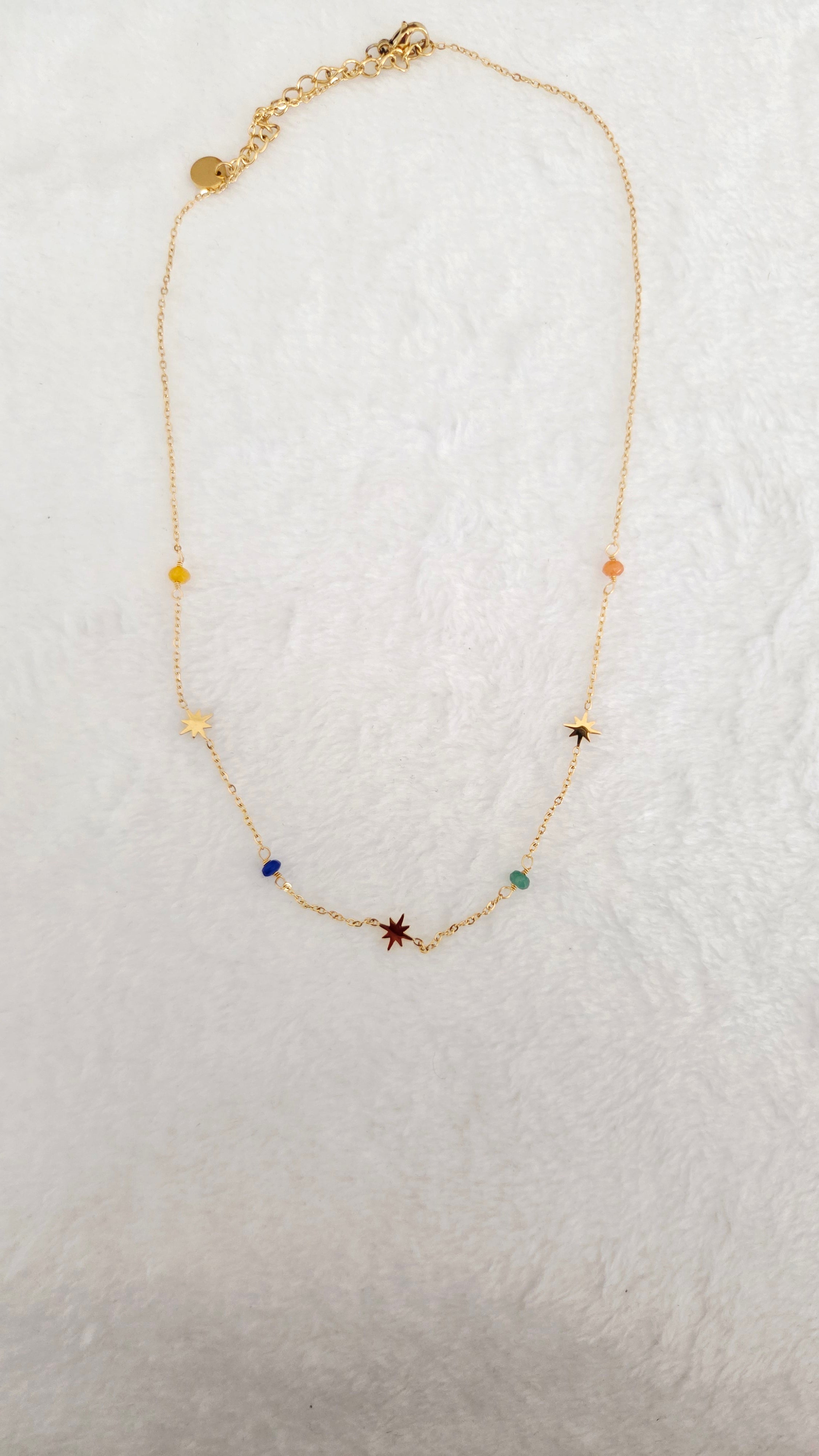 Collier Étoile Multicolore